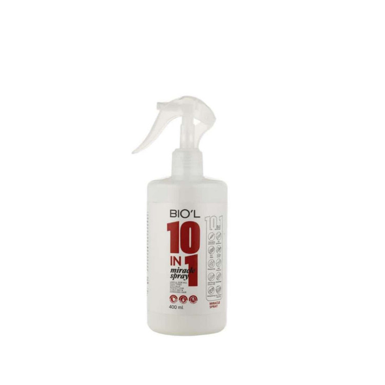 اسپری نرم کننده مو بیول مدل Miracle spray 10in1 حجم 400 میلی لیتر