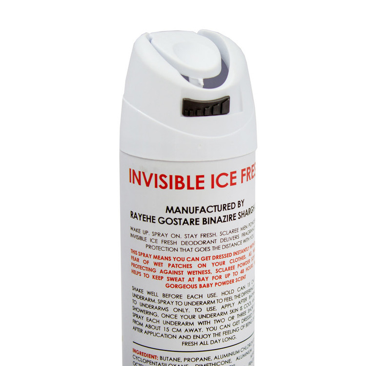 اسپری ضد تعریق مردانه اسکلاره مدل Invisible Ice Fresh حجم 200 میلی لیتر