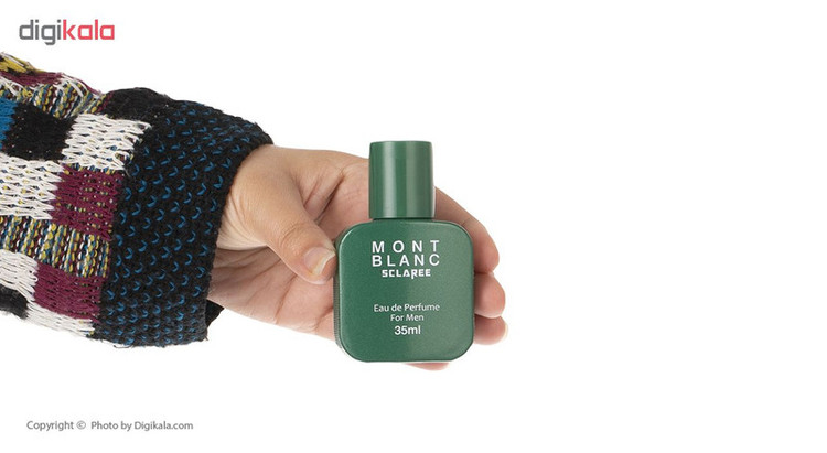 عطر جیبی مردانه اسکلاره مدل Mont Blank حجم 35 میلی لیتر