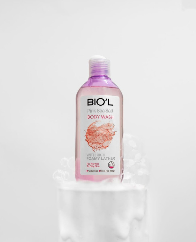 شامپو بدن pink sea salt بیول ۴۰۰ میلی لیتر