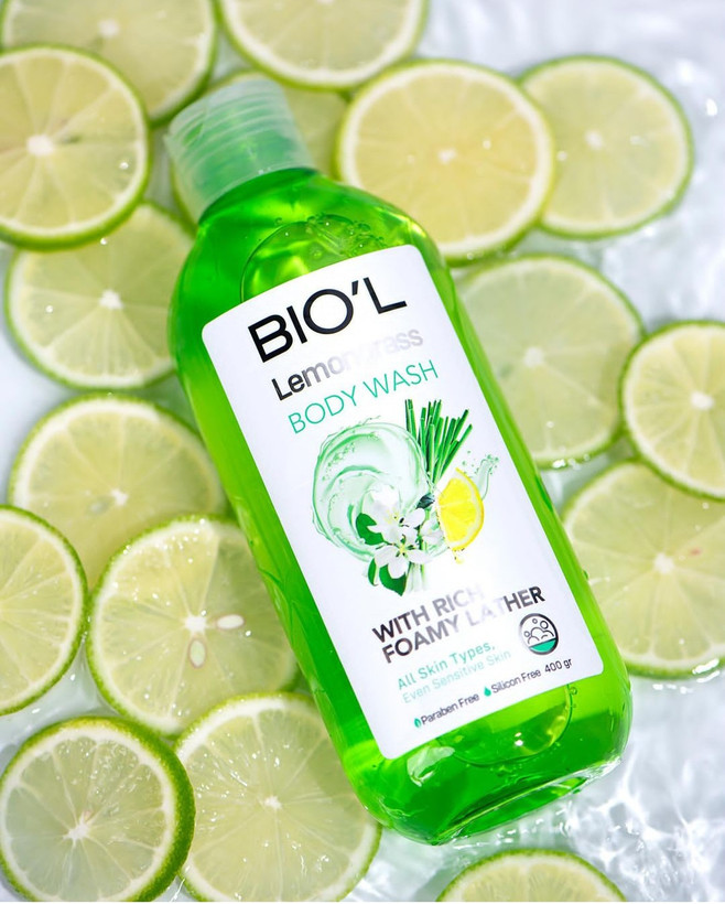 شامپو بدن بیول مدل Lemongrass حجم ۴۰۰ میلی لیتر