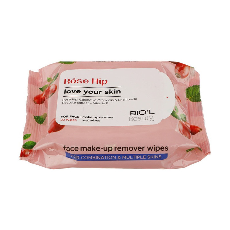 دستمال مرطوب بیول مدل Rose Hip بسته ۲۰ عددی